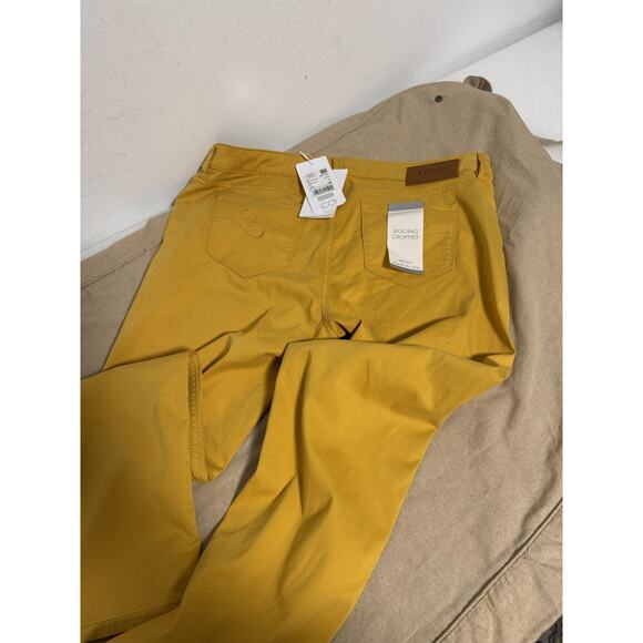Escada Sport Jeans Womens 44 Golden Spice Jegging Cropped Skinny J492 Stretch - Picture 1 of 10